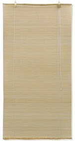 vidaXL Rolgordijn Bamboe 140 x 160 cm (Naturel)