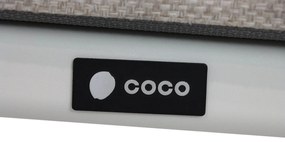 Bistroset 2 personen 60 cm Aluminium/rope Wit Coco Valentino/Avellino
