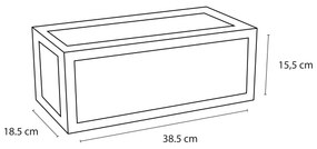 Differnz handdoekrek voor fontein 37.5x18.5cm zwart