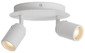 Moderne badkamer spot wit 2-lichts IP44 - Ducha
