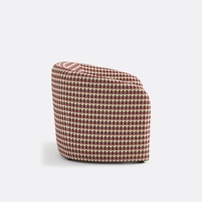 Fauteuil, 1 zits, geometrische print, LANDINE