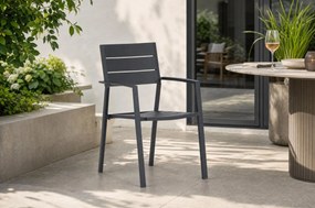 Tuinset 6 personen 240 cm Aluminium Grijs Lifestyle Garden Furniture Stella/Forest