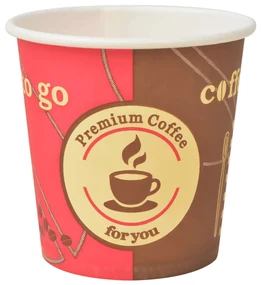 vidaXL Wegwerp koffiebekers papier 120 ml (4 oz) 1000 st