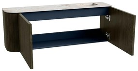 Mondiaz Joya DLux 110cm toiletmeubel ronding links shadow met wastafel faye rechts zonder kraangat frappe