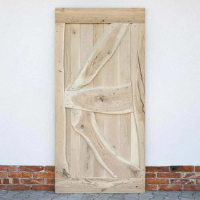 Schuifdeur -  Eiken Met Klinknagels