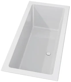 Riho Rethink Cubic inbouwbad - 190x90cm - acryl - glans wit B109001005