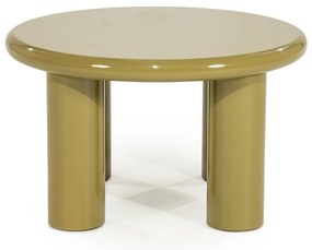 Ronde Salontafel Medium Groen - 60 X 60cm.