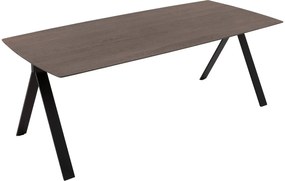 Goossens Excellent Eettafel Uniek, Semi rechthoekig 180 x 100 cm