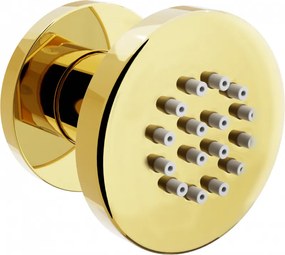 Mexen zijden wand gemonteerd lateraal mondstuk, goud - 79361-50