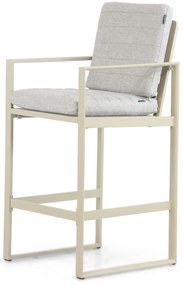 Barstoel Aluminium Taupe-naturel-bruin Lifestyle Garden Furniture Nuno