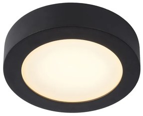 Lucide Brice ronde plafondlamp 18cm 11W zwart
