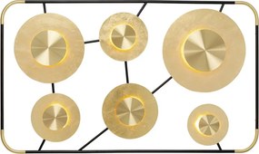 Grote Design Wandlamp Met Goud