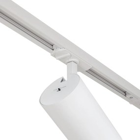 LED Modern railsysteem met 5 Spot / Opbouwspot / Plafondspots wit 1-fase - Iconic Mark Modern rond Binnenverlichting Lamp