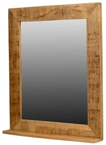 Stoere Spiegel Van Mangohout - 67x80cm
