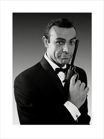 James Bond 007 - Connery Kunstdruk, (60 x 80 cm)