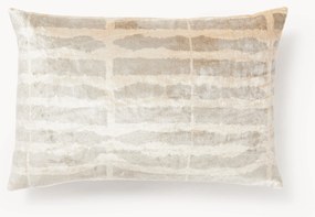 Viscose kussenhoes Dejan met ingeweven jacquard patroon