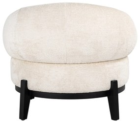 Richmond Interiors Montana Ronde Fauteuil Wit Chenille