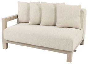 4 Seasons Outdoor Raffinato 1,5-zits loungebank rechts latte  Loungebank    beige weerbestendig