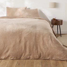 Bedset, rechthoekige kussensloop, voor/achter fleece