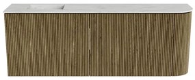 Mondiaz Joya DLux 110cm toiletmeubel ronding rechts dusk met wastafel faye links 1 kraangat opalo