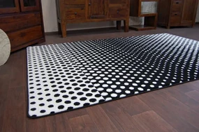 Tapijt SKETCH - F762 room/zwart - Stippen