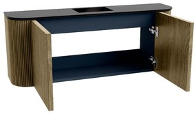 Mondiaz Joya 105cm toiletmeubel ronding links/rechts dusk met wastafel faye midden 1 kraangat urban