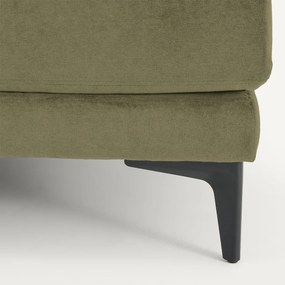 Voetensteun met dienblad, in stonewashed fluweel, MODERNISTE, ontwerp Emmanuel Gallina