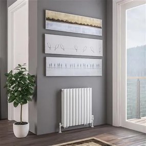 Eastbrook Tunstall dubbele radiator 60x60cm 818W wit mat