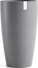 Ecopots bloempot Stockholm High 60- Rond - Grey - Diameter 35 x H60 cm