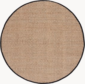 Rond laagpolig zeegras vloerkleed Natural Fibers