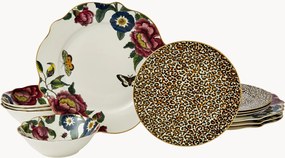 Fine Bone China servies set Creatures of Curiosity, 12-delig