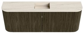 Mondiaz Joya DLux 115cm toiletmeubel ronding links/rechts shadow met wastafel faye midden zonder kraangat meli