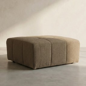 PEPP Interiors Wave Hocker Met Stiksels Teddy Bruin