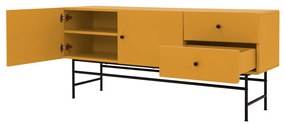 Tenzo Cocktail Modern Dressoir Mustard - 158x40x68cm.
