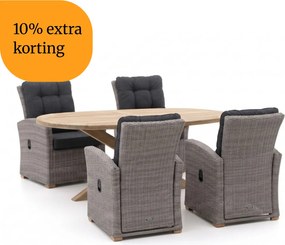 + 10% kassakorting | Diningset Intenso | 4 personen | Tuinset teakhout | 5-delig | Kees Smit Tuinmeubelen