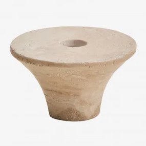 Pack Van 2 Kandelaars Van Natuurlijk Steen Bellvion Travertine - Sklum