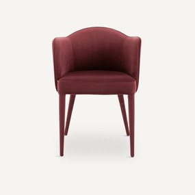 Tafel Fauteuil in fluweel, Leos