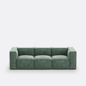 Modulaire bank, 3-zit, gestructureerd fluweel, Seven