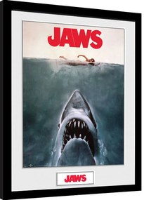 Ingelijste poster Jaws - Key Art