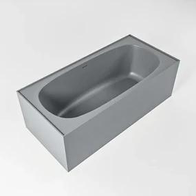 MONDIAZ FREEZE Vrijstaand bad - 180x85cm - kleur Plata / Plata FRZ180-PLA