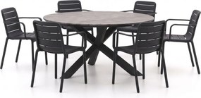 + 10% kassakorting | Diningset Forza | 6 personen polywood | Tuinset stapelbaar | 7-delig | Kees Smit Tuinmeubelen