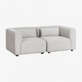 2-delige Modulaire Bank Fogler Stof Lichtgrijze - Sklum