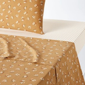 Plat laken in gewassen katoen, Francine