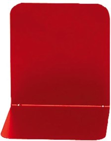 Boekensteun 130x140x140mm metaal 2 stuks in doos rood