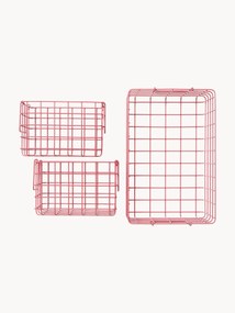 Metalen opbergmanden The Baskets, set van 3