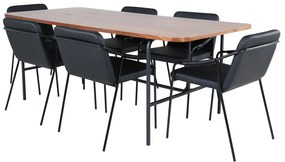 Jörn Eetkamerstoel - Mattias - Zwart - PU-Leer - Jörn