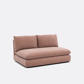 2-zits bankelement voor modulaire sofa, in gestructureerde stof, Malo