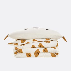 Kinderbeddenset 50% gerecycled katoen, rechthoekige kussensloop, KOALA