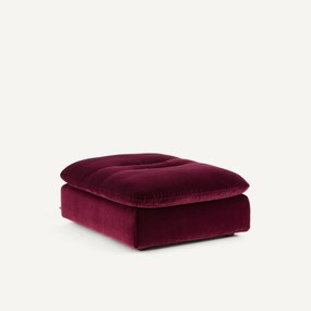 Modulaire fluwelen voetensteun, GIULIANO