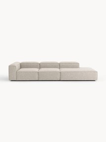 Modulaire chaise longue Lennon van linnenmix, XL
